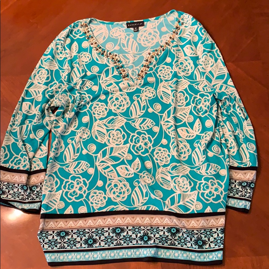 Rafaella Pattern Blouse